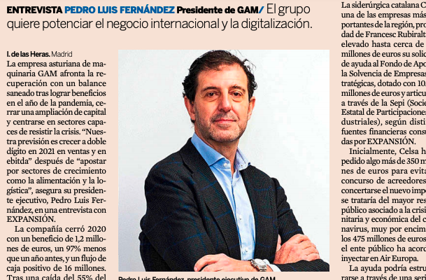 Entrevista a Pedro Luis Fernández, Presidente de GAM